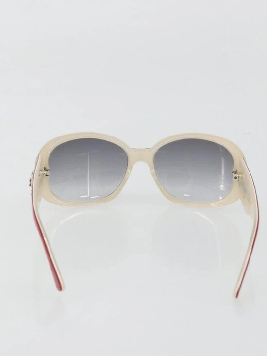 CHANEL Camelia Sunglasses plastic Red 5113 CC Auth YKZ1411A main image 11